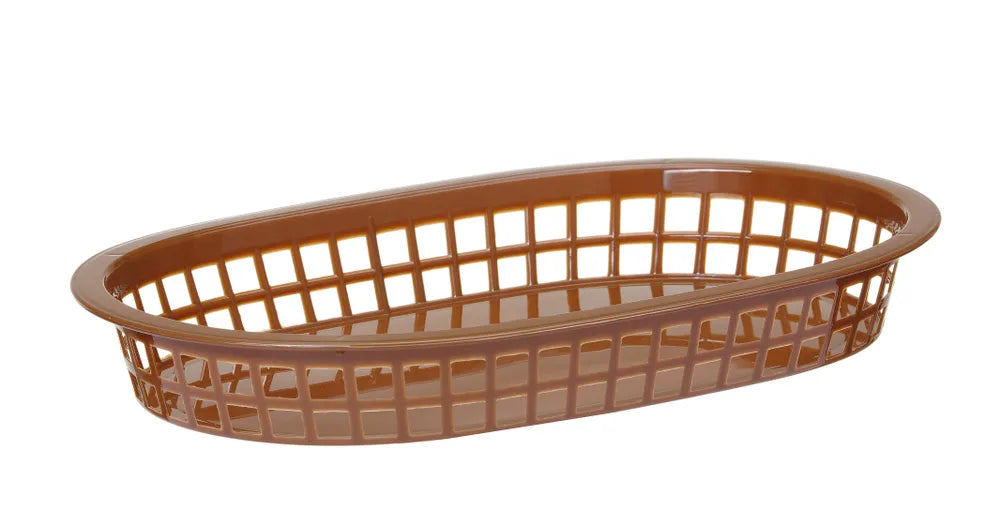 Servierkörbe im Fastfood-Stil, HENDI, Braun, 6 Stk., 275x175x(H)38mm