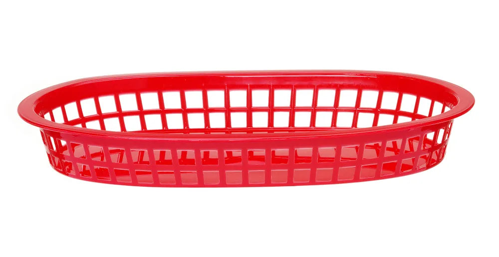 Servierkörbe im Fastfood-Stil, HENDI, Rot, 6 Stk., 272x175x(H)38mm