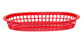 Servierkörbe im Fastfood-Stil, HENDI, Rot, 6 Stk., 272x175x(H)38mm
