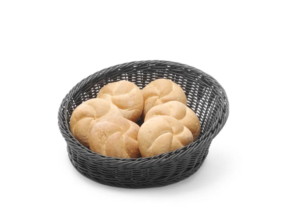 Brotkorb, rund abgeschrägt, HENDI, Hellgrau, ⌀310x(H)120mm