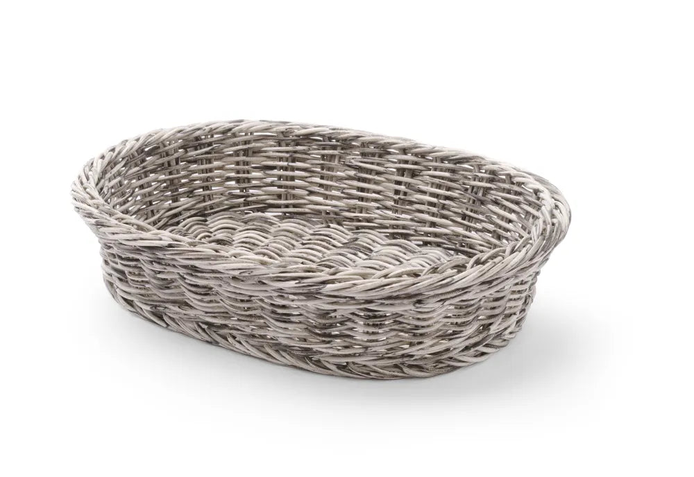 Brotkorb, oval, HENDI, Hellgrau, 320x230x(H)70mm