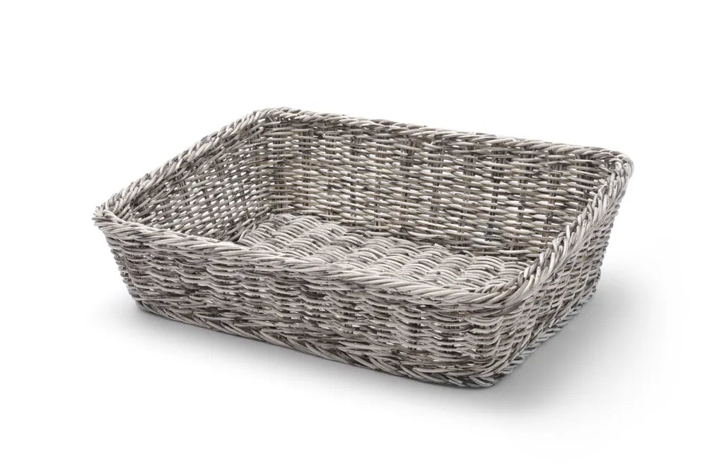 Brotkorb, abgeschrägt, HENDI, Hellgrau, 400x300x(H)120mm