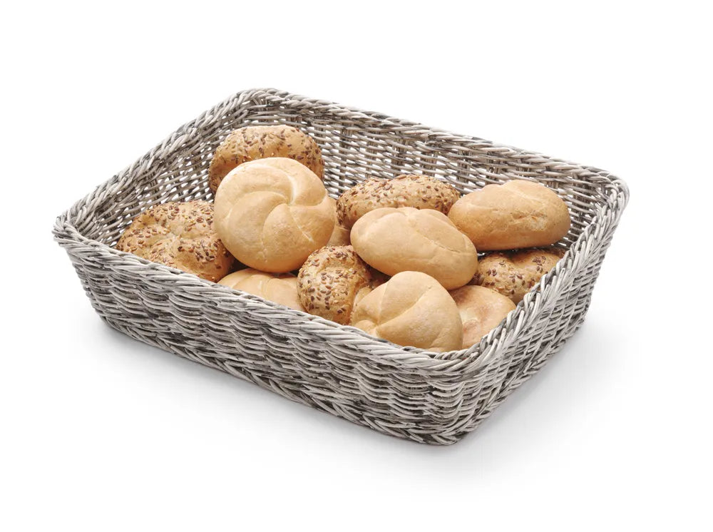 Brotkorb, abgeschrägt, HENDI, Hellgrau, 400x300x(H)120mm
