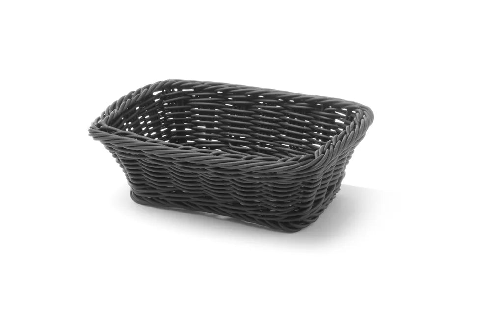 Brotkorb, rechteckig, HENDI, Schwarz, 190x130x(H)60mm