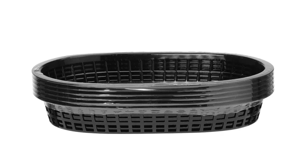 Servierkörbe im Fastfood-Stil, HENDI, Schwarz, 6 Stk., 272x175x(H)38mm