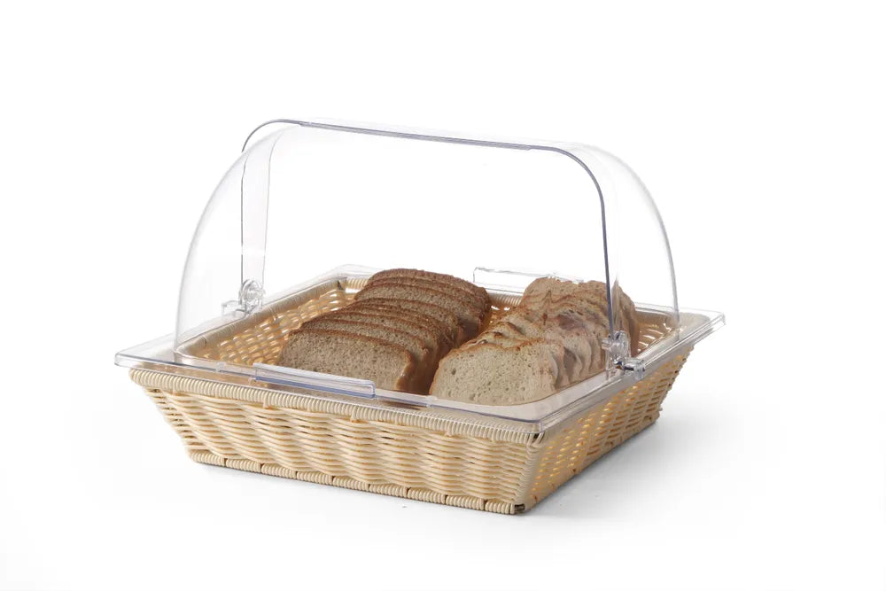 Brotkorb mit Rolltop-Deckel, HENDI, Korb und Deckel, GN 2/3, 365x335x(H)245mm