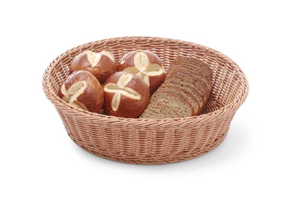 Brotkorb, rund, HENDI, Braun, ⌀400x(H)90mm