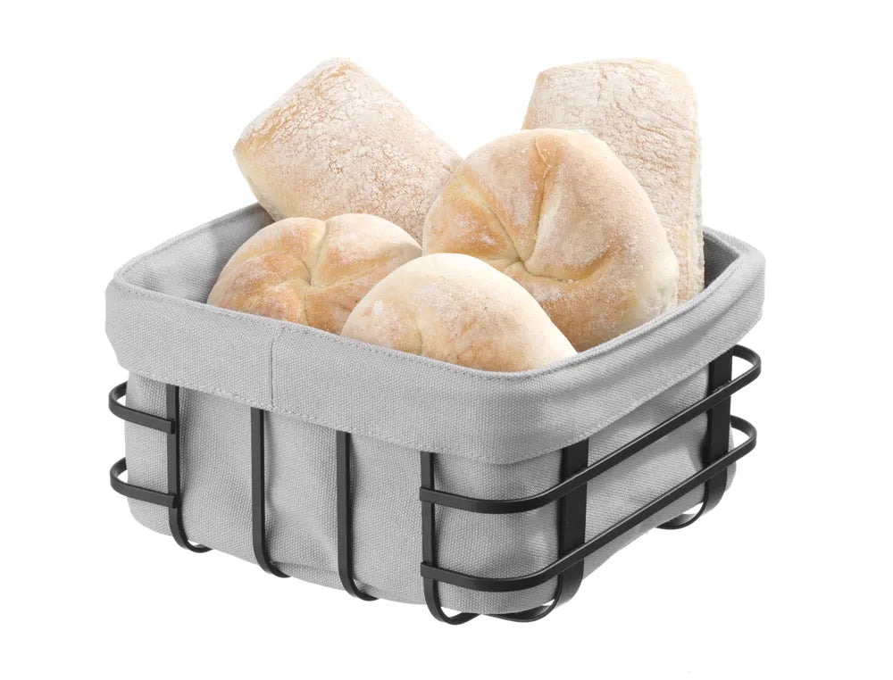 Brotkorb mit Beutel, HENDI, oval, 250x160x(H)75mm