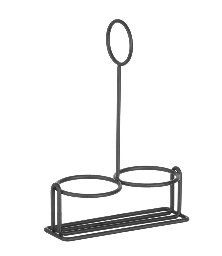 Gewürzständer, schwarz, HENDI, 135x65x(H)200mm