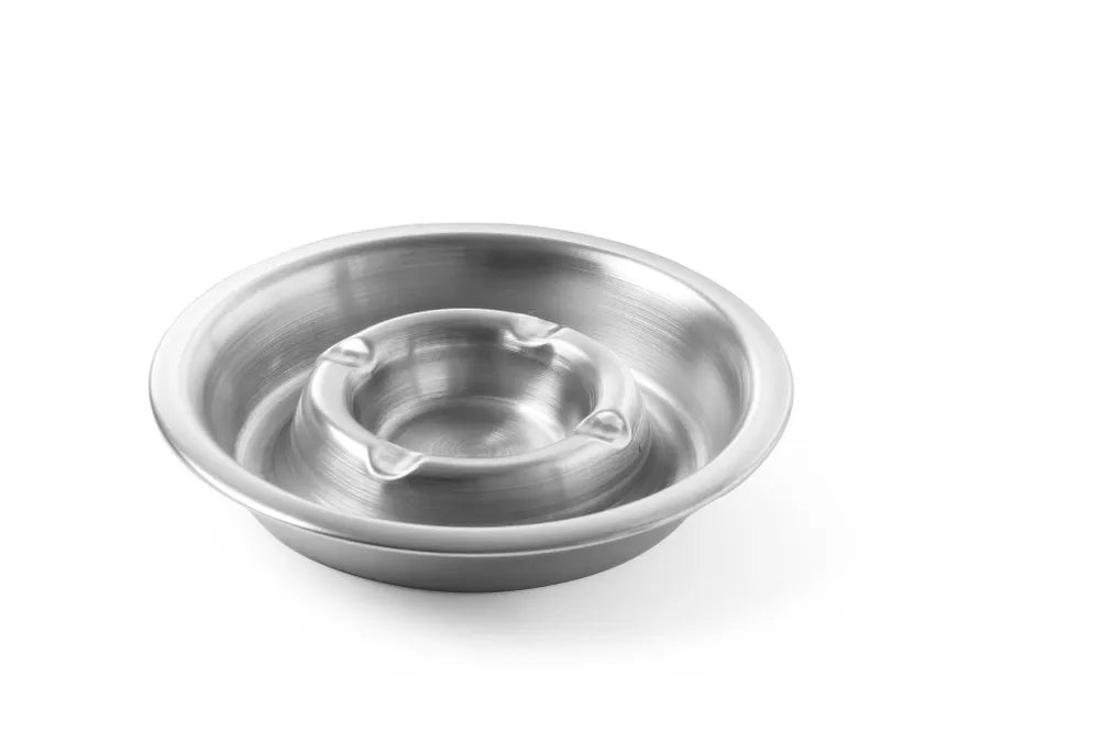 Aschenbecher mit Rinne, HENDI, ⌀160x(H)30mm