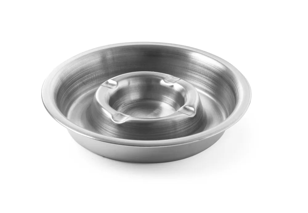 Aschenbecher mit Rinne, HENDI, ⌀140x(H)30mm