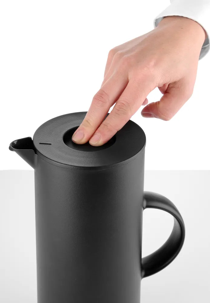 Isolierkanne, HENDI, 1L, Schwarz, ⌀110x(H)289mm