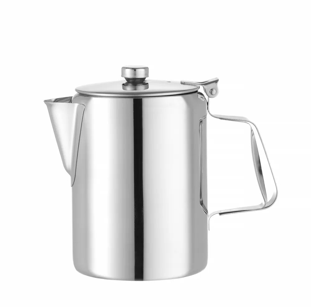 Kaffee-/Teekanne mit Klappdeckel, HENDI, 0,6L, ⌀97x(H)142mm