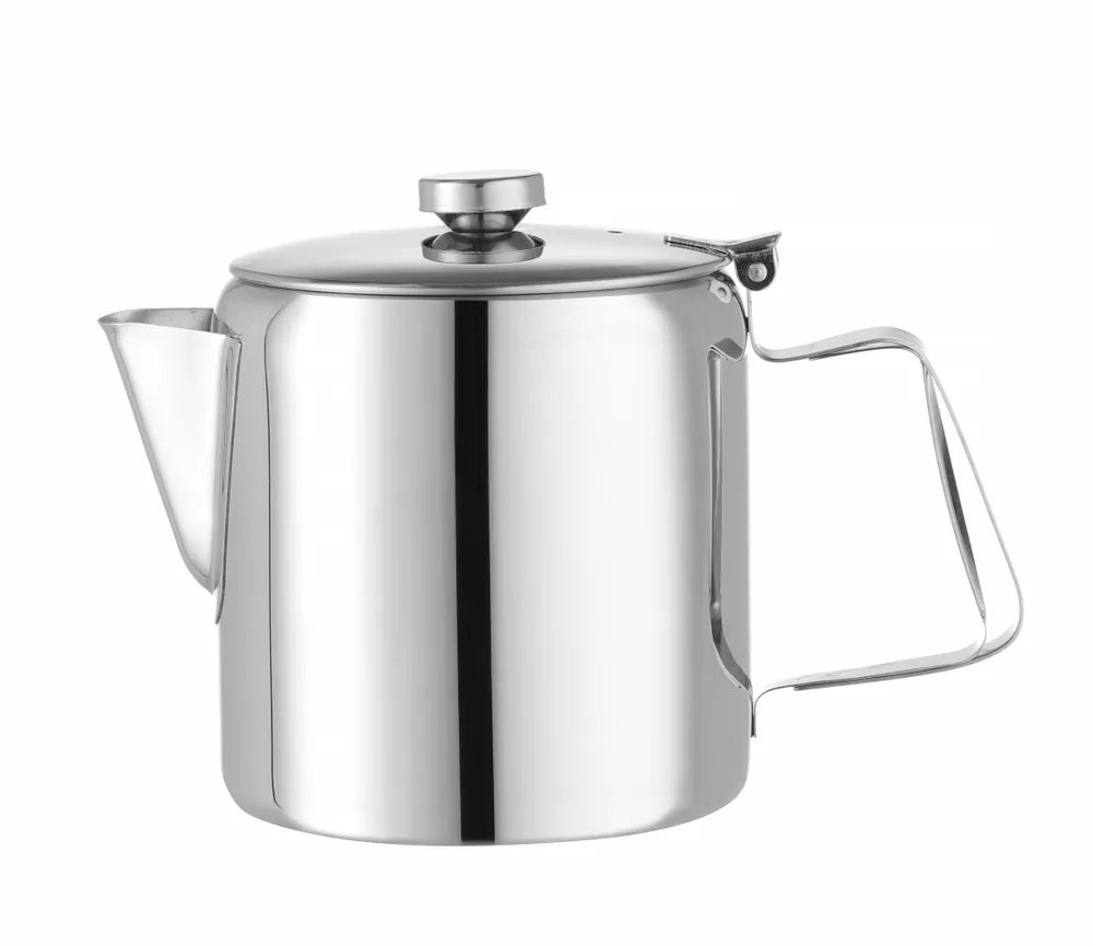Kaffee-/Teekanne mit Klappdeckel, HENDI, 0,9L, ⌀120x(H)158mm
