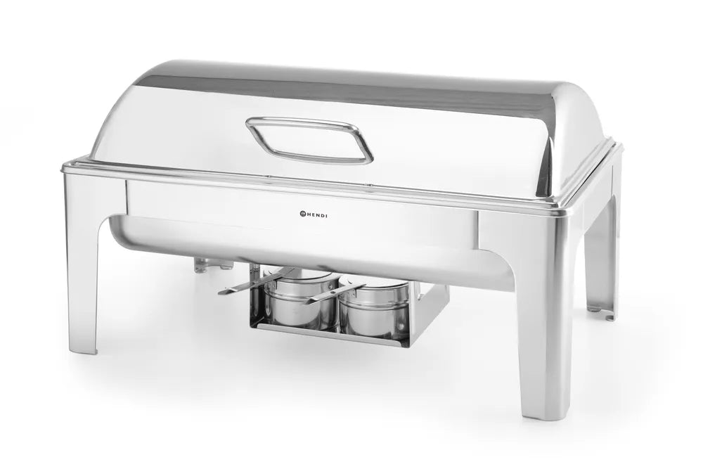 Chafing Dish GN 1/1, Spiegelglanz, HENDI, Profi Line, 9L, 570x405x(H)320mm