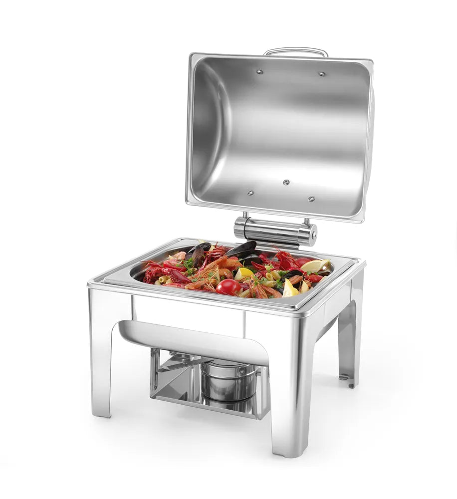 Chafing Dish GN 1/2, Spiegelglanz, HENDI, Profi Line, 4L, 365x345x(H)345mm