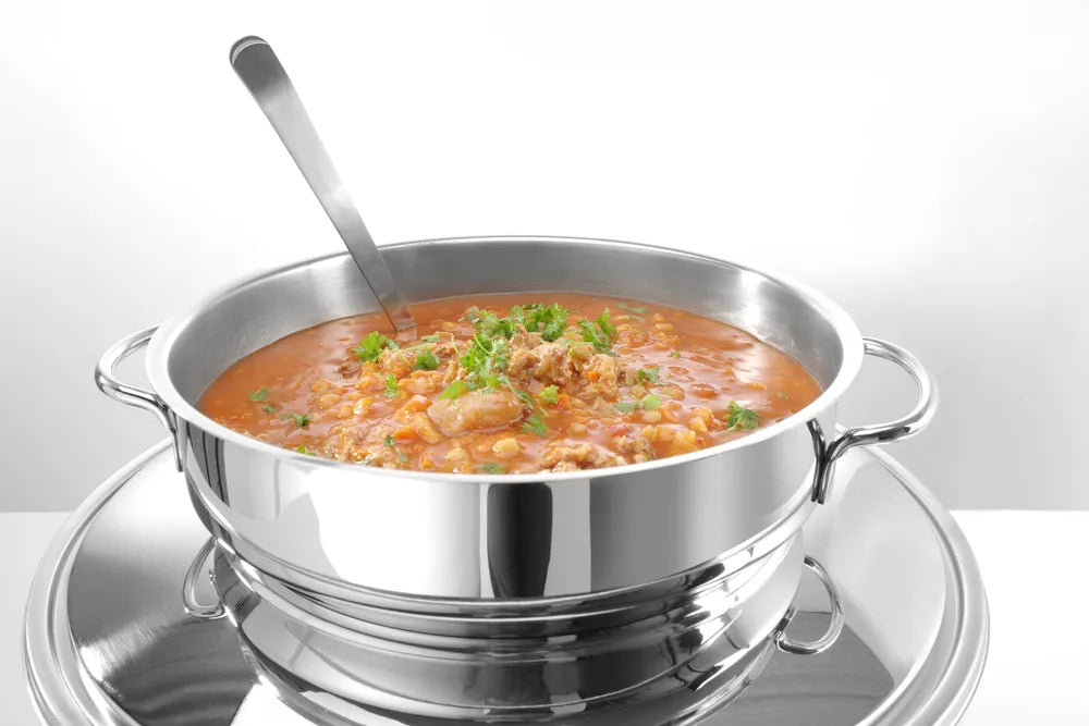 Suppen Chafing Dish, Spiegelglanz, HENDI, Profi Line, 10L, ⌀420x(H)380mm