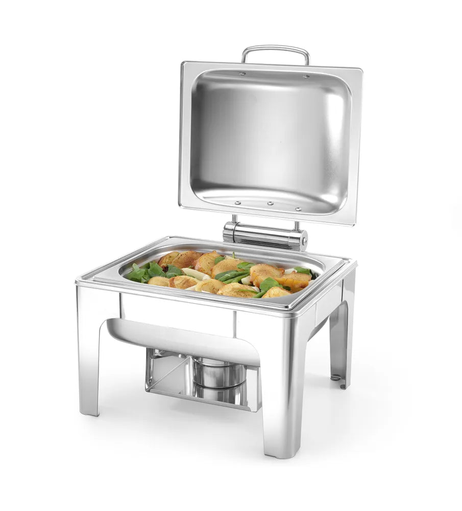 Chafing Dish GN 1/2, Satiniert, HENDI, Profi Line, 4L, 365x370x(H)280mm