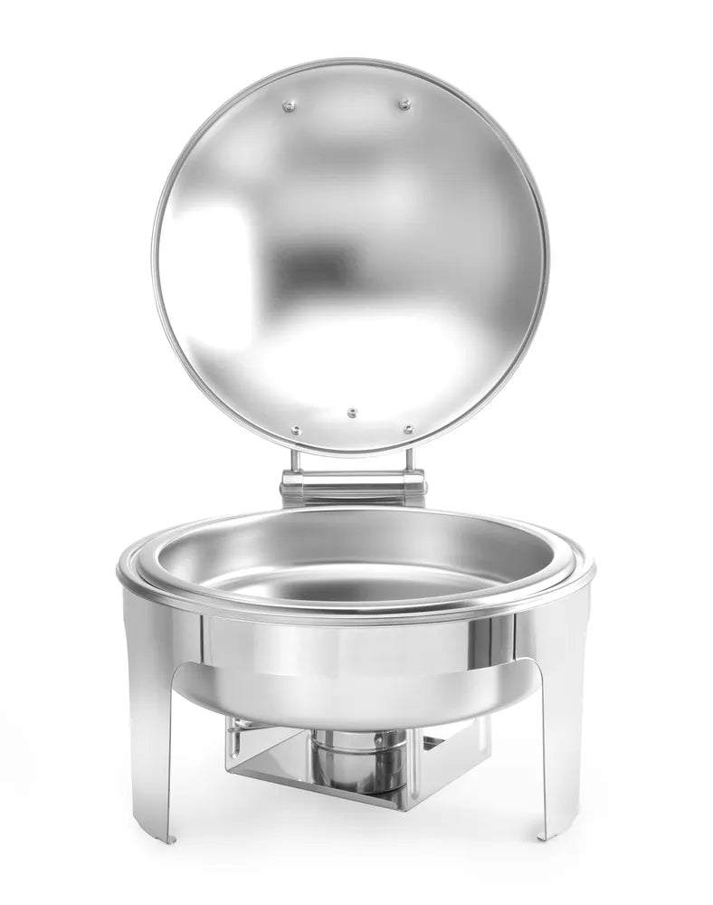 Chafing Dish rund, satiniert, HENDI, Profi Line, 6L, 465x420x(H)320mm