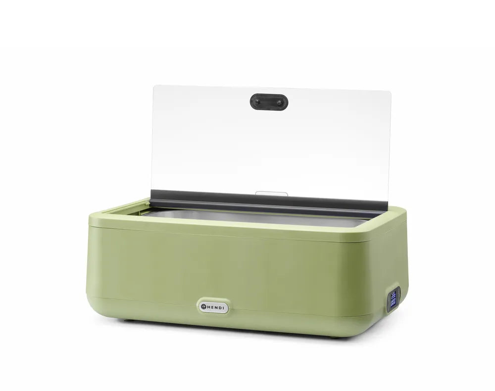 Chafing Dish UNIQ, HENDI, designed by Robert Bronwasser, Grün, 220-240V/700W, 607x402x(H)245mm