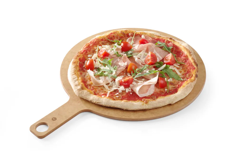 Pizzabrett mit Griff, HENDI, ⌀356x(H)6mm