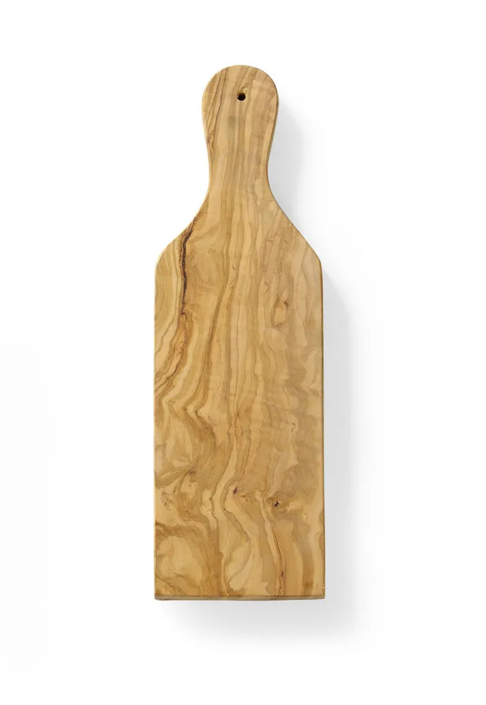 Schneide- und Servierbrett aus Olivenholz, HENDI, 400x140x(H)18mm