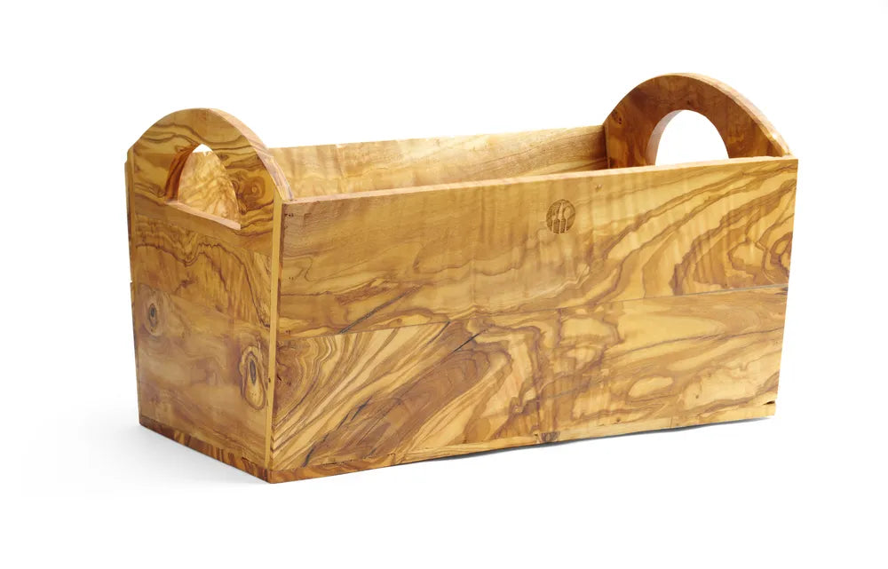 Brotkasten aus Olivenholz, HENDI, 245x198x(H)194mm