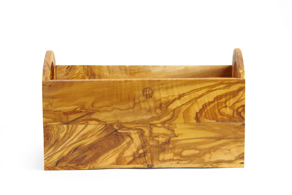 Brotkasten aus Olivenholz, HENDI, 245x198x(H)194mm