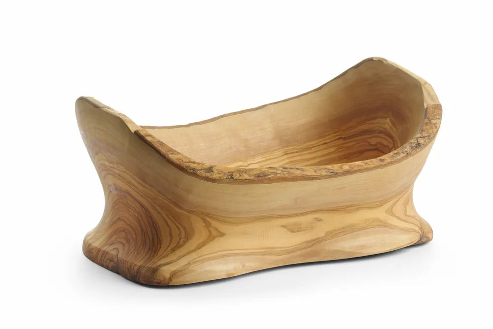 Dekorative Schale aus Olivenholz, HENDI, 365x200x(H)290mm