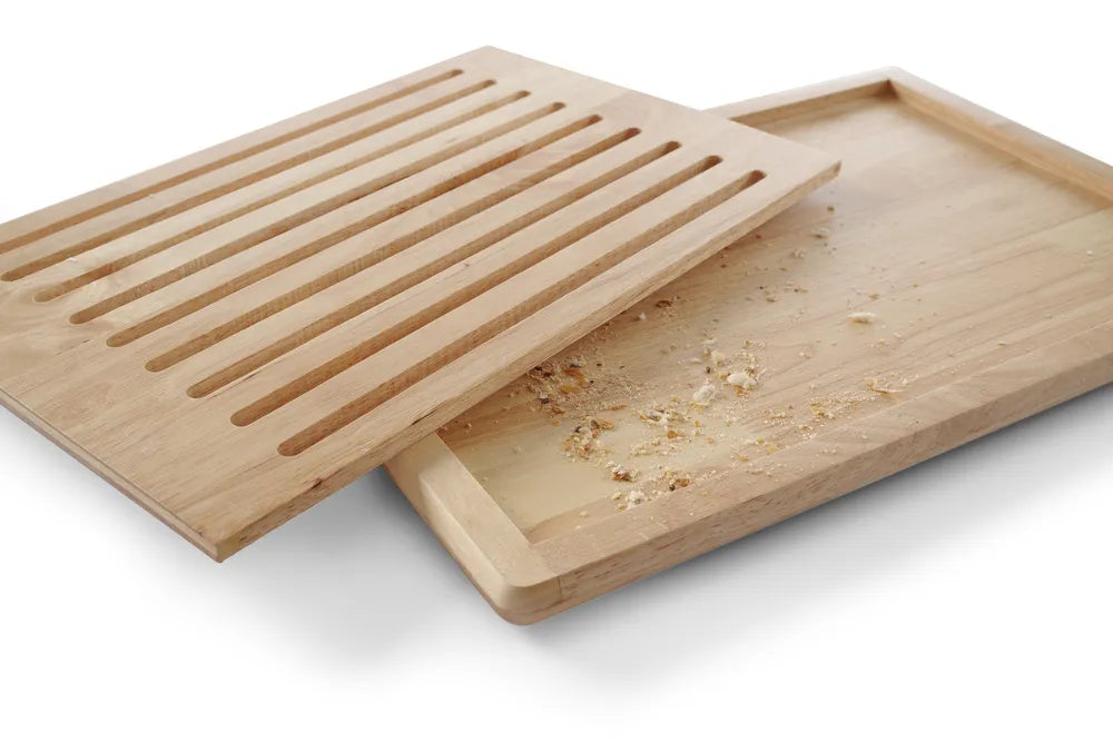 Brotschneidbrett, HENDI, Holz dunkel, 475x322mm