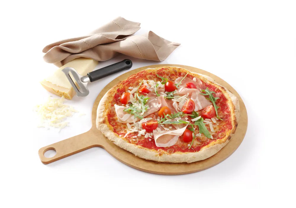 Pizzabrett mit Griff, HENDI, ⌀305x(H)6mm