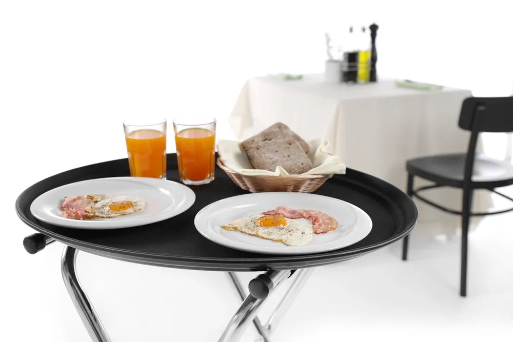 Zusammenklappbarer Tablettständer, HENDI, 520x410x(H)800mm