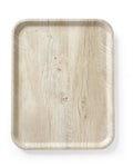 Serviertablett aus Melamin mit Holzoptik , AmerBox, Holz hell, 330x430mm