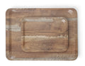 Serviertablett aus Melamin mit Holzoptik , AmerBox, Holz, 240x340mm
