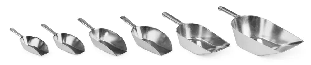 Aluminiumschaufel, HENDI, 0,3L, 245x90x(H)50mm