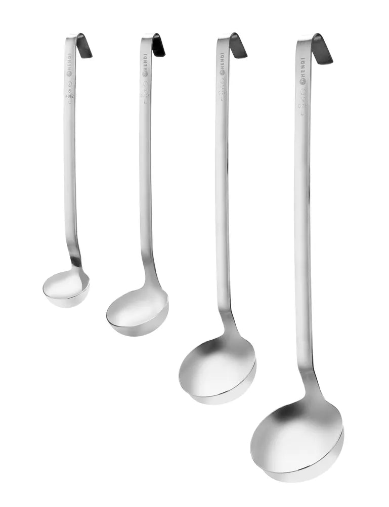 Schöpfkelle, tropfenfrei, HENDI, Profi Line, 0,06L, ⌀60x360mm