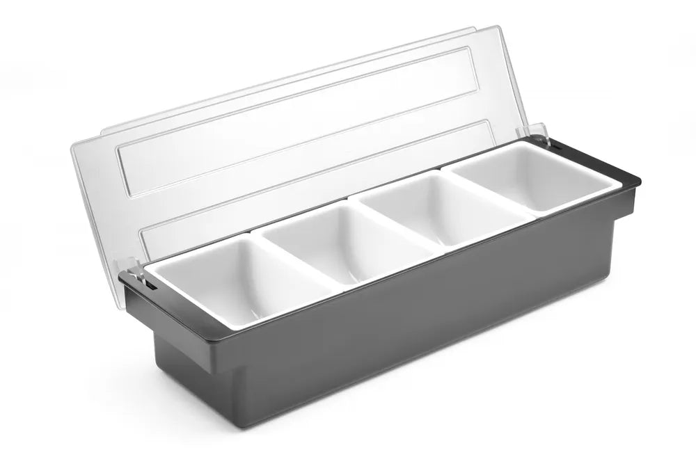 Zutatenbehälter – 4 Fächer, BarUp, 480x150x(H)100mm
