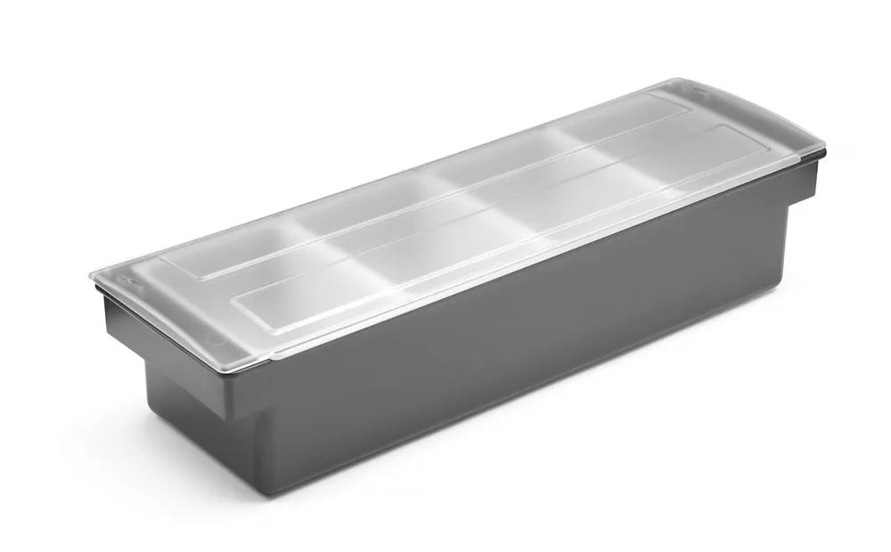 Zutatenbehälter – 4 Fächer, BarUp, 480x150x(H)100mm