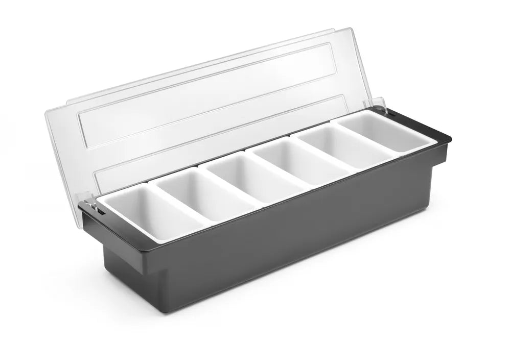 Zutatenbehälter – 6 Fächer, BarUp, 480x150x(H)100mm