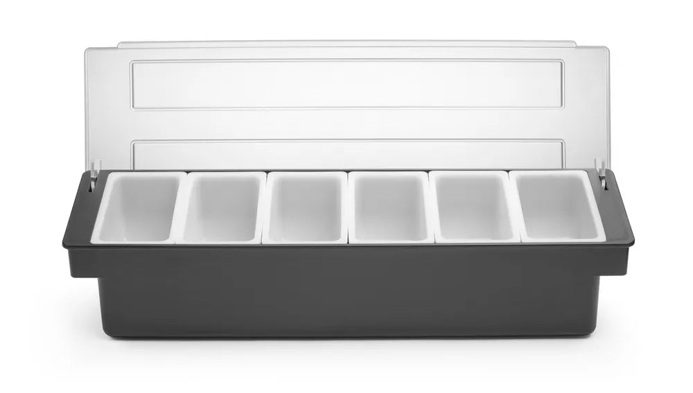 Zutatenbehälter – 6 Fächer, BarUp, 480x150x(H)100mm