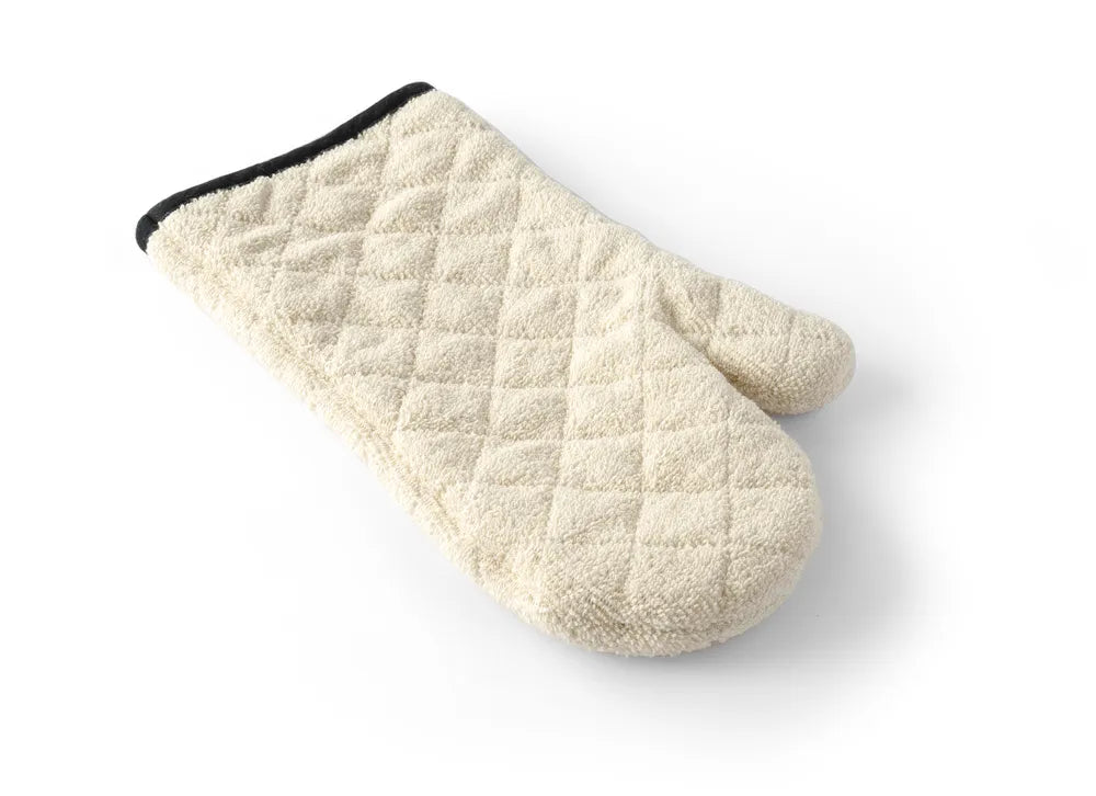 Ofenhandschuhe, Baumwolle - 2 Stück, HENDI, Creme, 2 Stk., (L)350mm