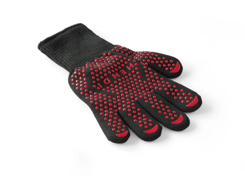 Grillhandschuhe hitzebeständig – 2 Stück, HENDI, 2 Stk., (L)300mm