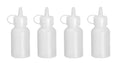 Mini-Spenderflaschen – 4er-Set, HENDI, 0,03L, Transparent, ⌀30x(H)85mm