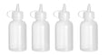 Mini-Spenderflaschen – 4er-Set, HENDI, 0,05L, Transparent, ⌀35x(H)100mm