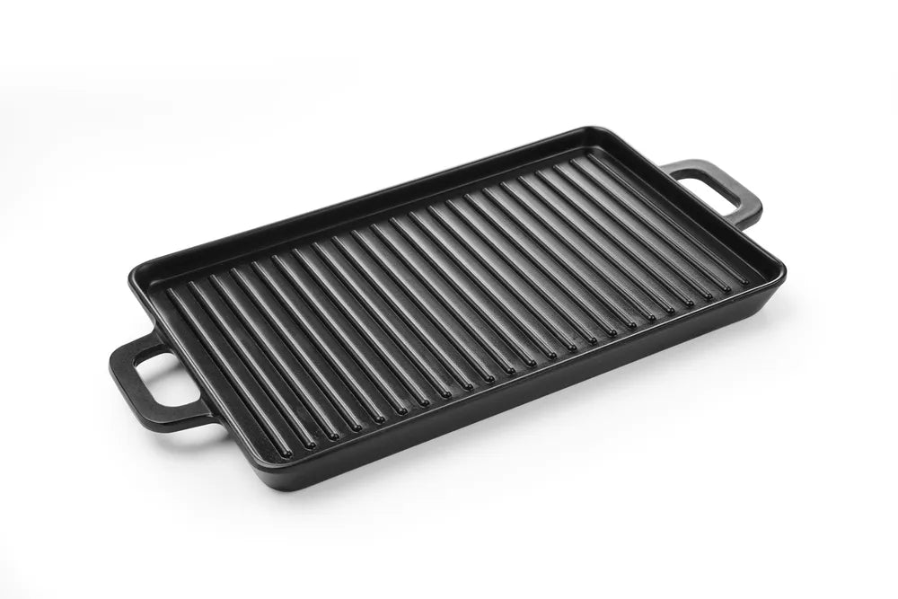 Miniatur-Grillplatte, HENDI, Schwarz, 320x162x(H)20mm