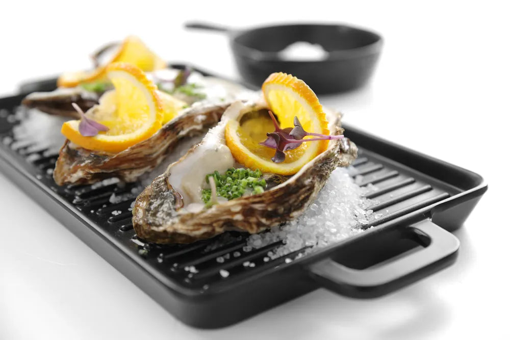 Miniatur-Grillplatte, HENDI, Schwarz, 320x162x(H)20mm