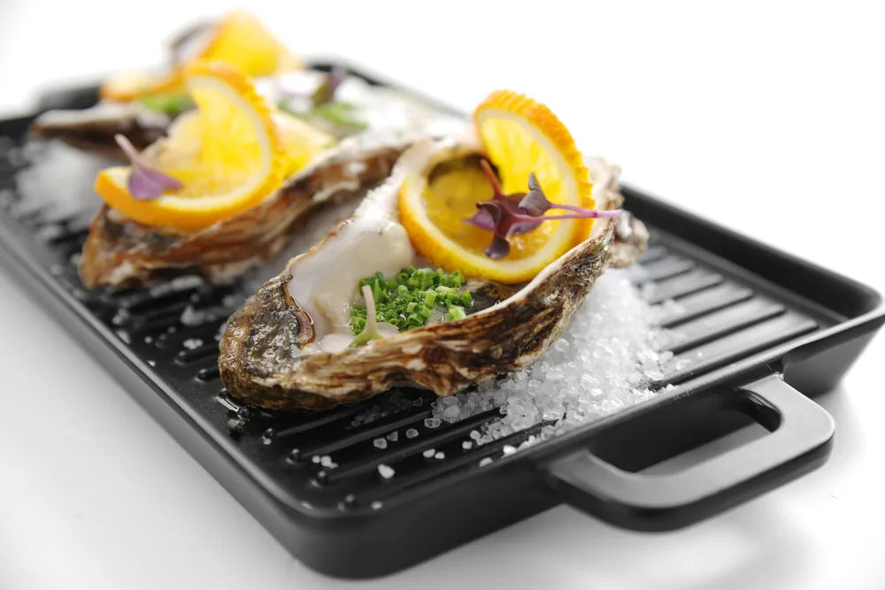 Miniatur-Grillplatte, HENDI, Schwarz, 320x162x(H)20mm