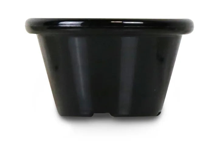 Auflaufförmchen - 12 Stk., HENDI, 0,045L, Schwarz, 12 Stk., ⌀60x(H)35mm