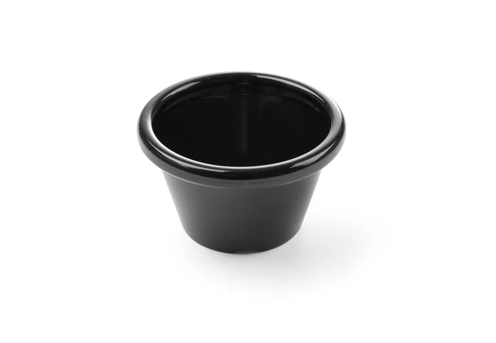 Auflaufförmchen - 12 Stk., HENDI, 0,045L, Schwarz, 12 Stk., ⌀60x(H)35mm