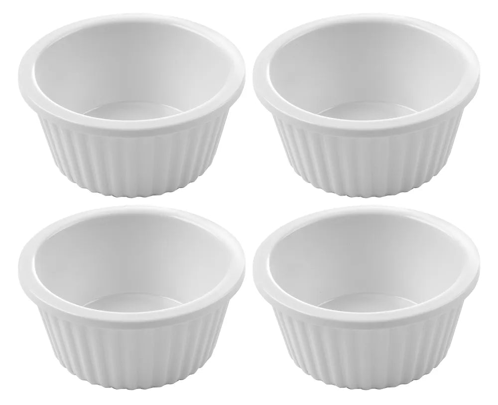 Auflaufförmchen – 4 Stück, HENDI, 0,035L, 4 Stk., ⌀60x(H)25mm
